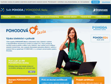Tablet Screenshot of pohodovaskola.cz